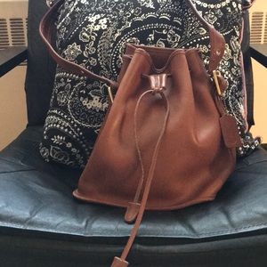 Genuine leather Coach Shoulder bag